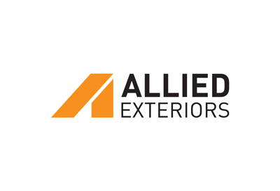 Logo design for building recladding specialist Allied Exteriors