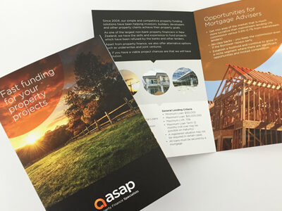 ASAP Finance brochure