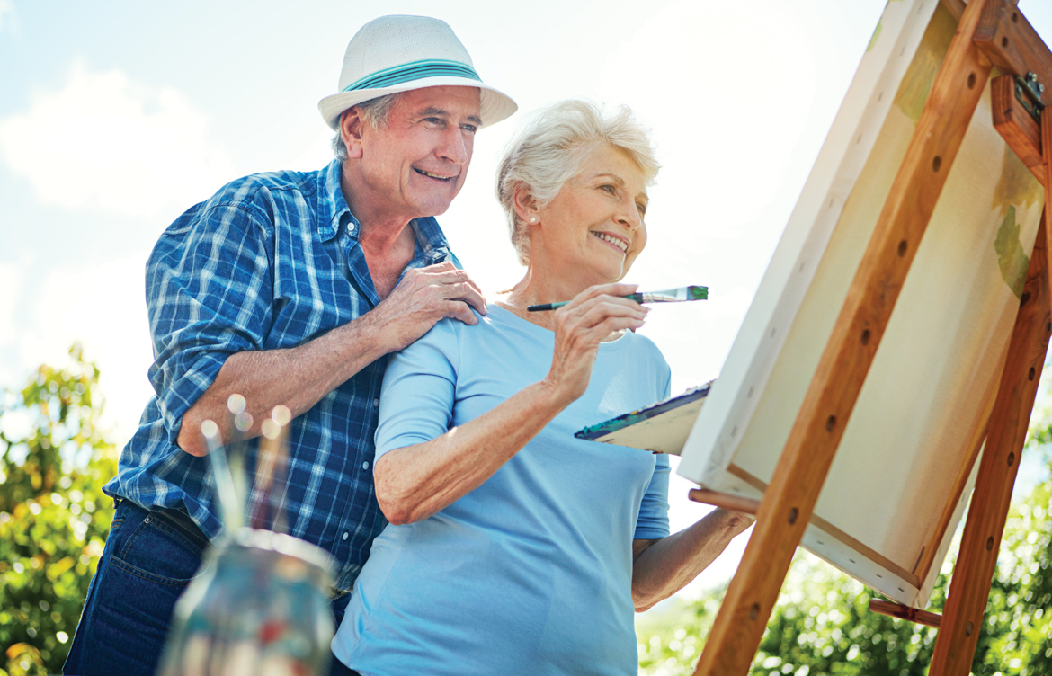 Merivale Retirement Village resident couple