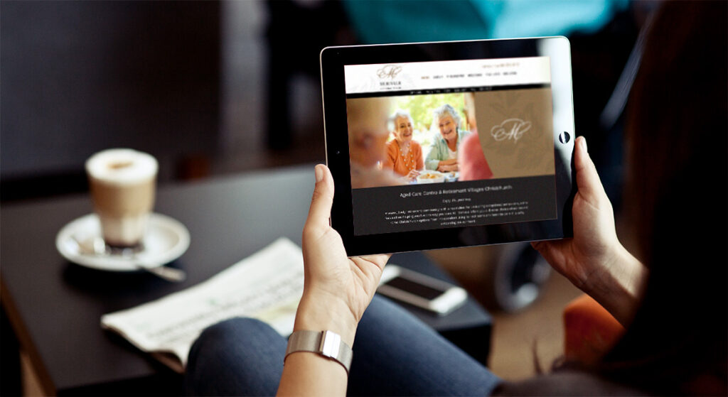 Merivale Retirement Village website design