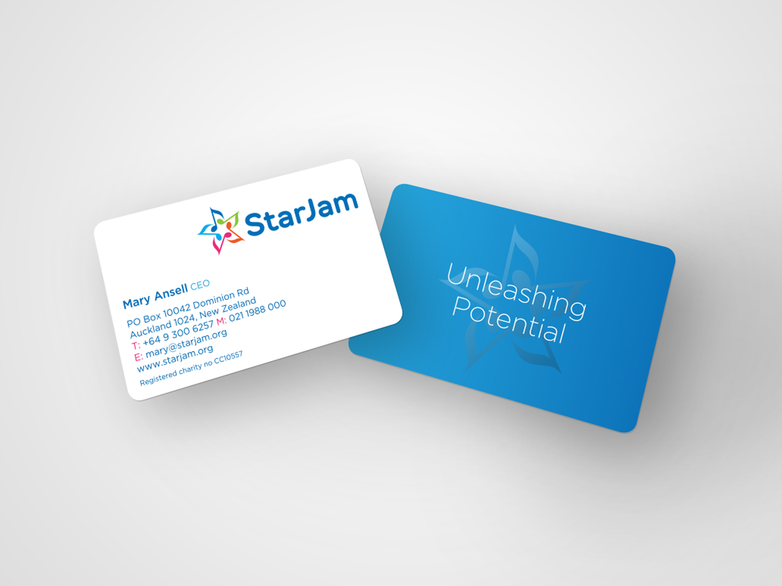 StarJam business card design